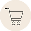 Shopping trolley icon